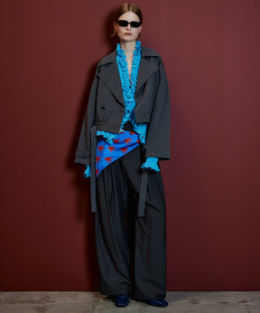 【26AUTUMN PRE-ORDER】V-Neck Frill Cardigan