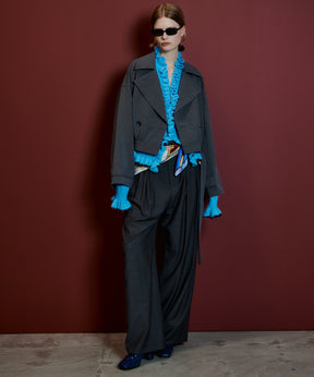 【26AUTUMN PRE-ORDER】Suiting Short Trench Coat