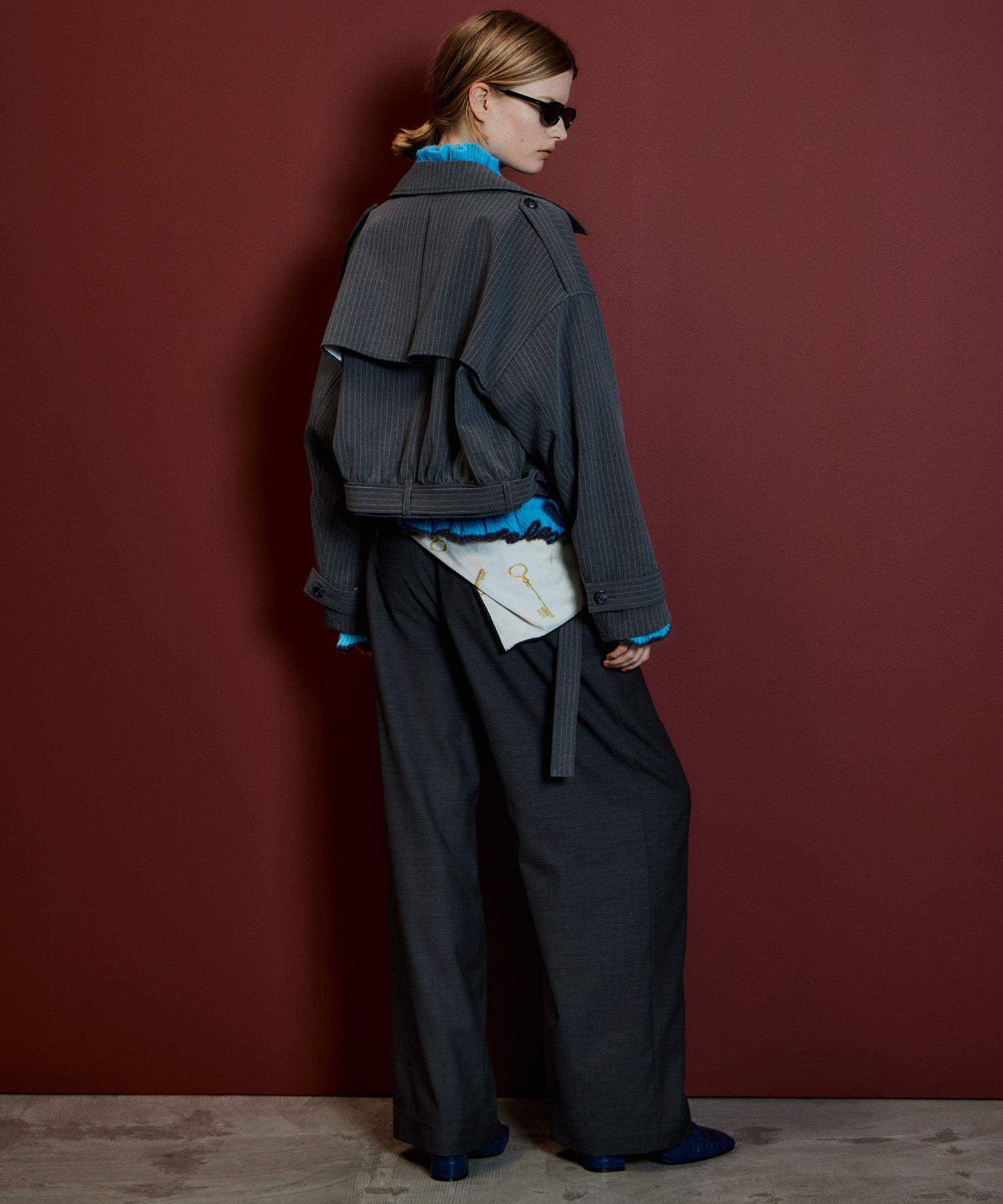 【26AUTUMN PRE-ORDER】Suiting Short Trench Coat