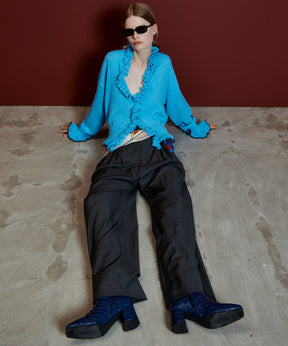 【26AUTUMN PRE-ORDER】V-Neck Frill Cardigan