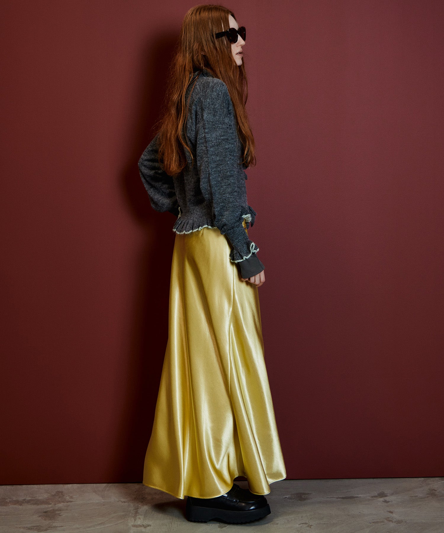 【26AUTUMN PRE-ORDER】V-Neck Frill Cardigan