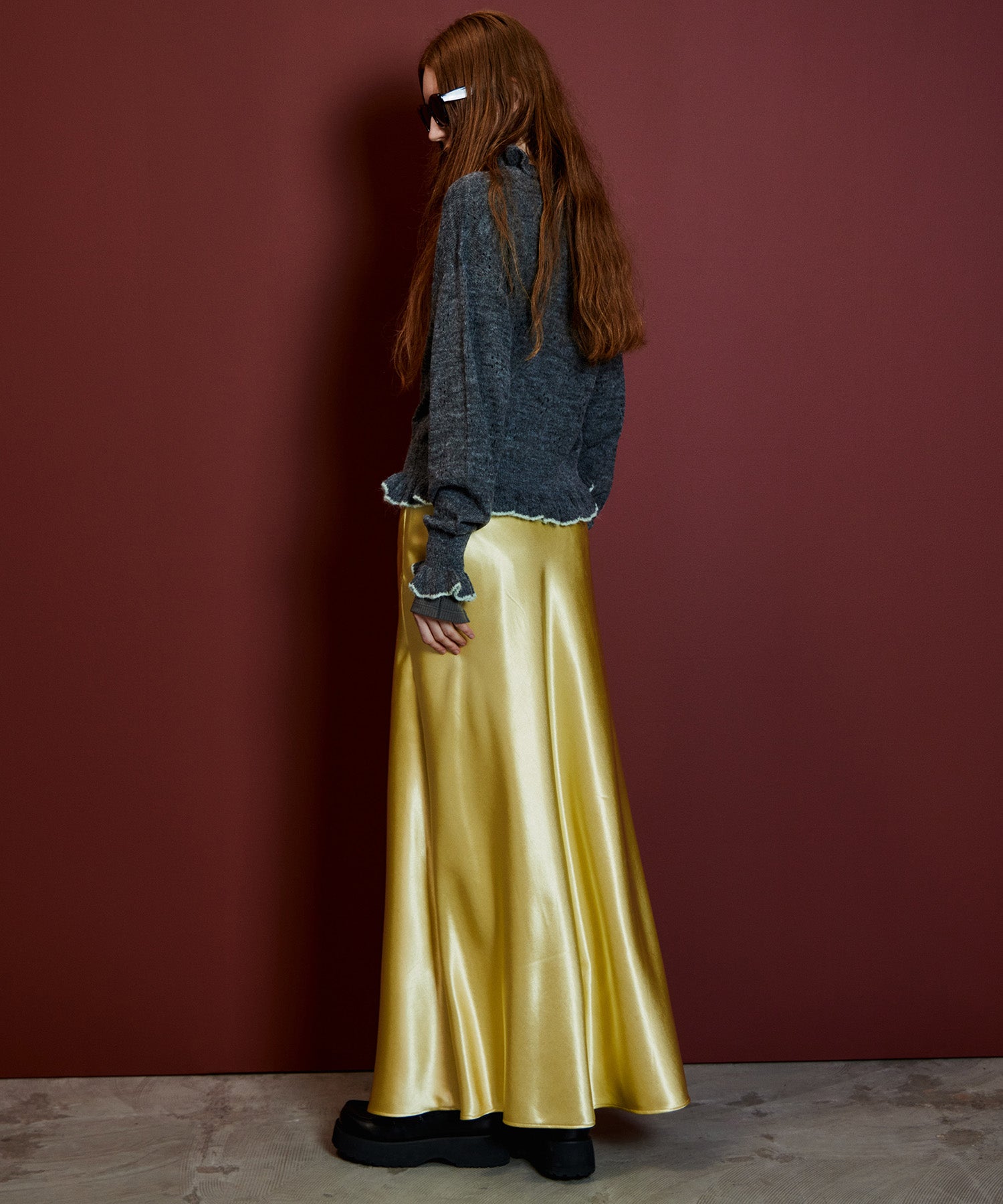 【26AUTUMN PRE-ORDER】Satin Skirt