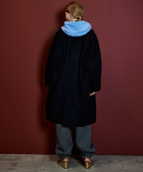 【26AUTUMN PRE-ORDER】Feather Hem Half-Zip Top