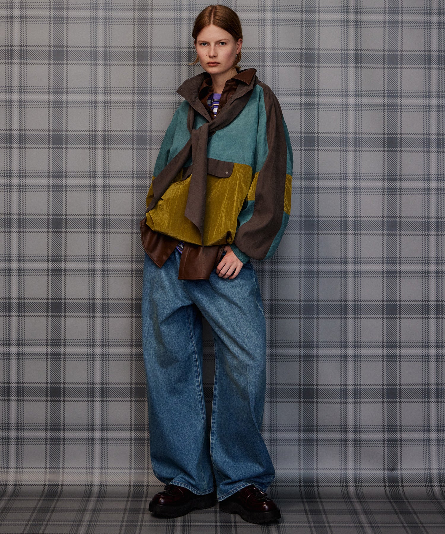 【26AUTUMN PRE-ORDER】Multicolor Bow-Tie Anorak