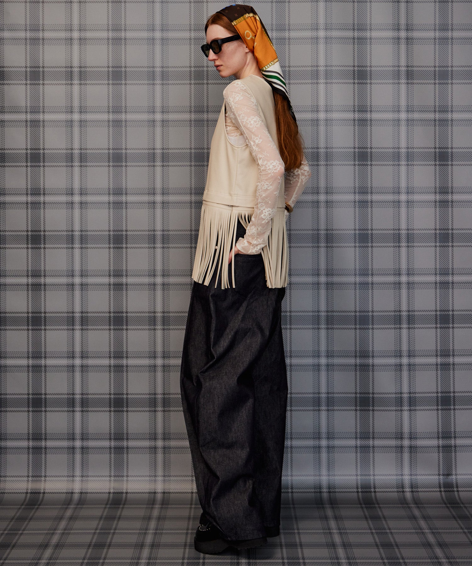 【26AUTUMN PRE-ORDER】Multi-Fringe Vegan Leather Vest