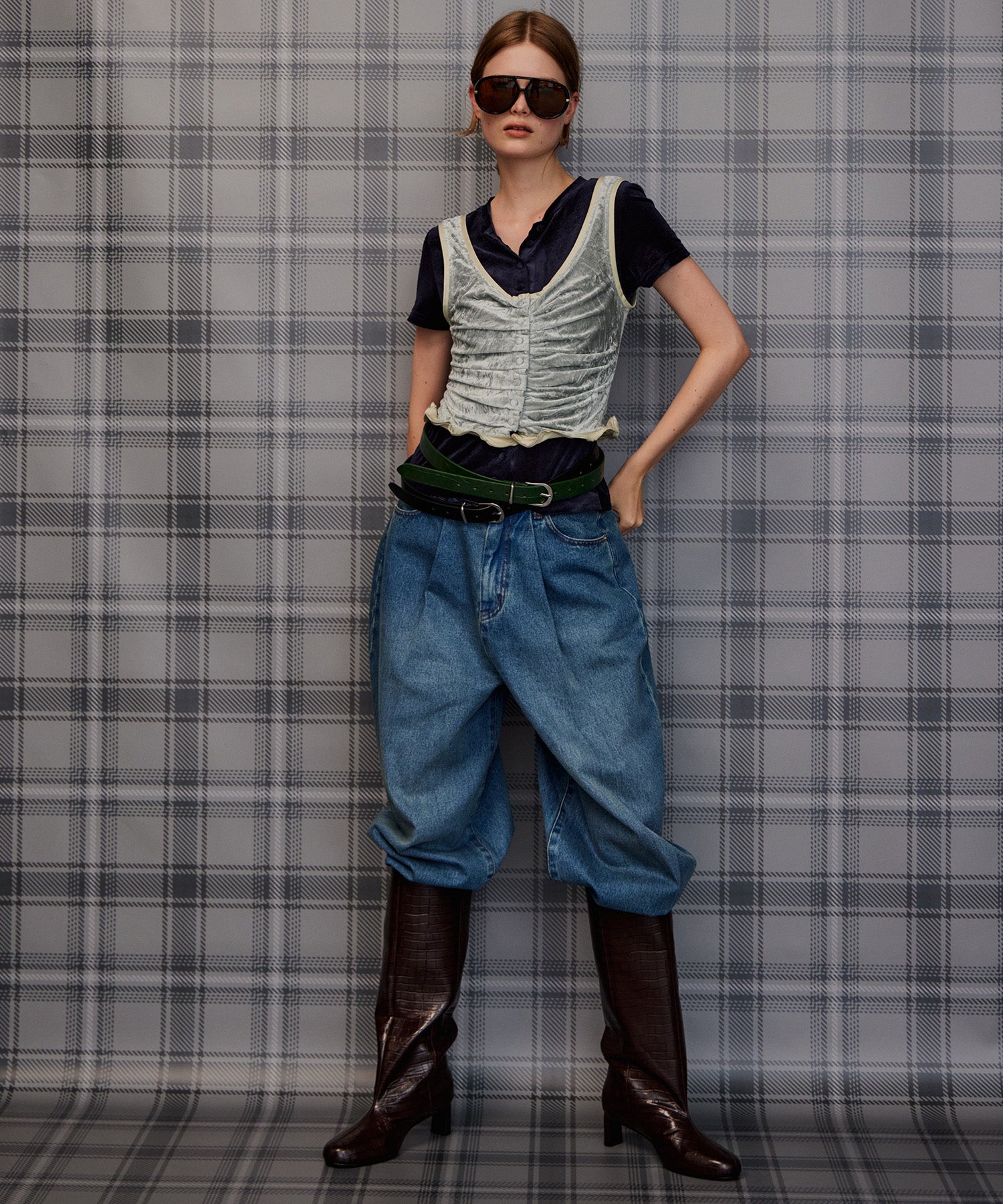 【26AUTUMN PRE-ORDER】Round-Toe Wide Long Boots