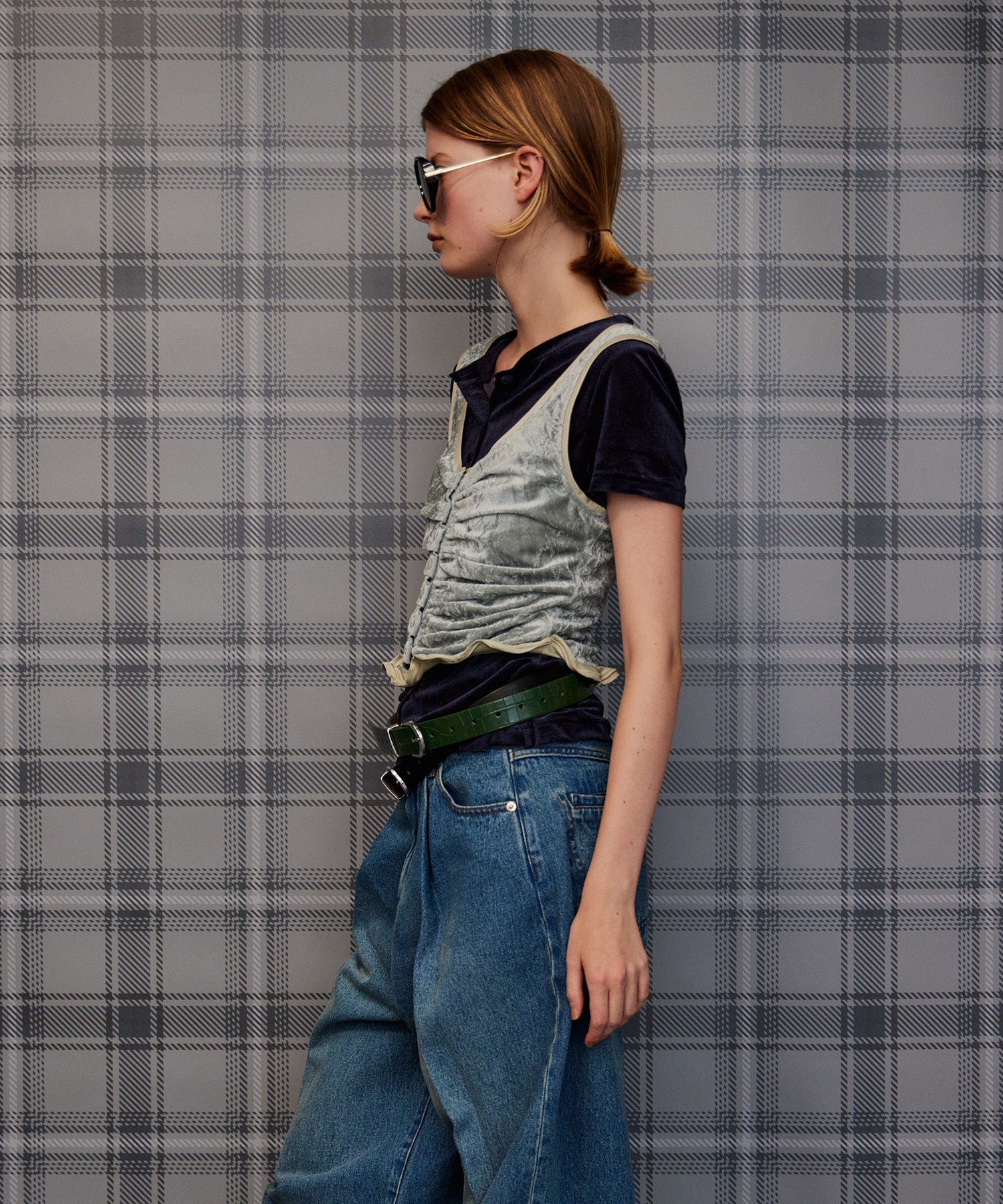 【26AUTUMN PRE-ORDER】Layered Velour Top