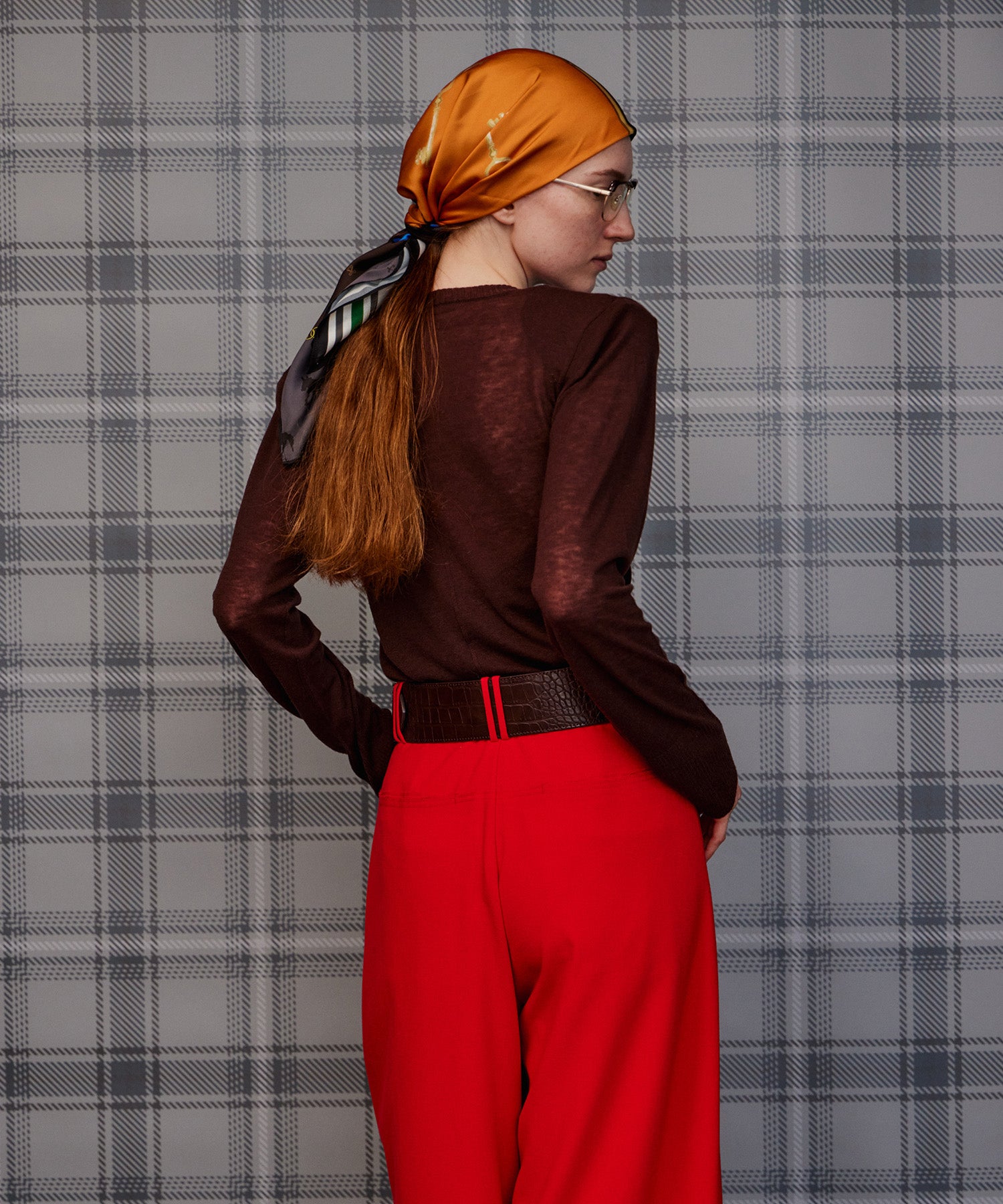 【26AUTUMN PRE-ORDER】Shoulder Pad Sheer Knit Top