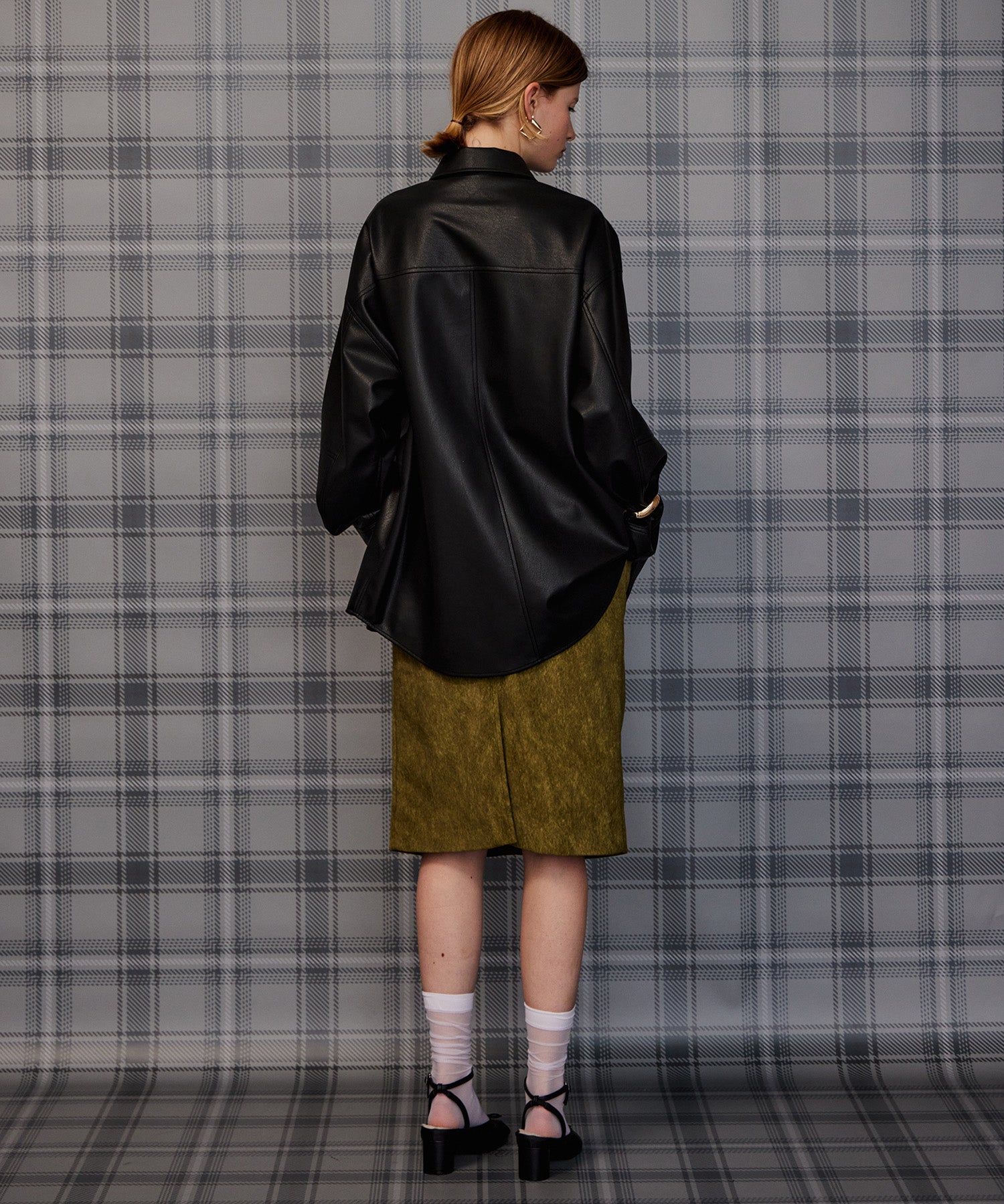 【26AUTUMN PRE-ORDER】Layered Multi-Fabric Midi Skirt