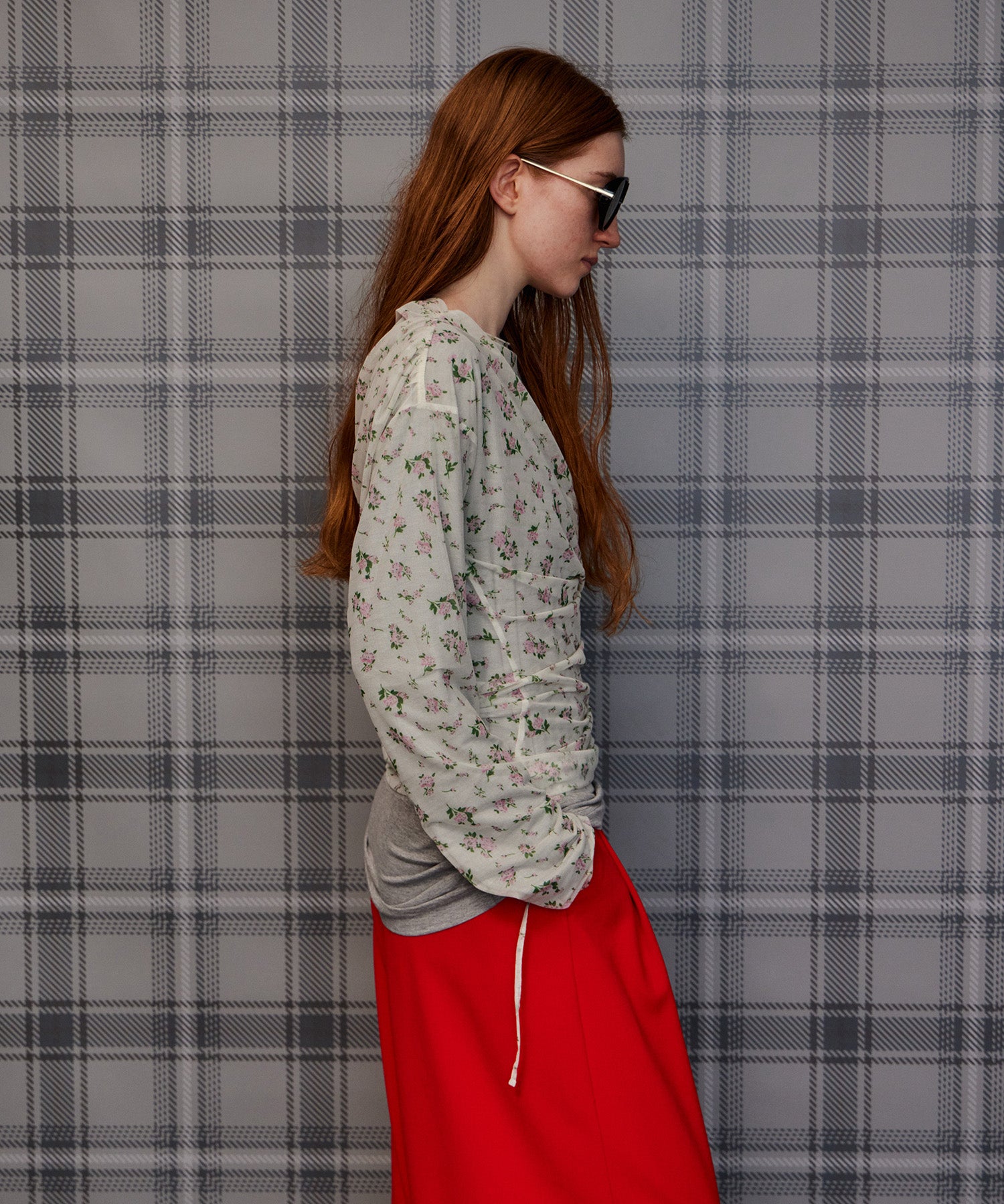 【26AUTUMN PRE-ORDER】Sheer Layered Drape Top