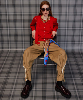 【26AUTUMN PRE-ORDER】Bow-Tie Crew Cardigan