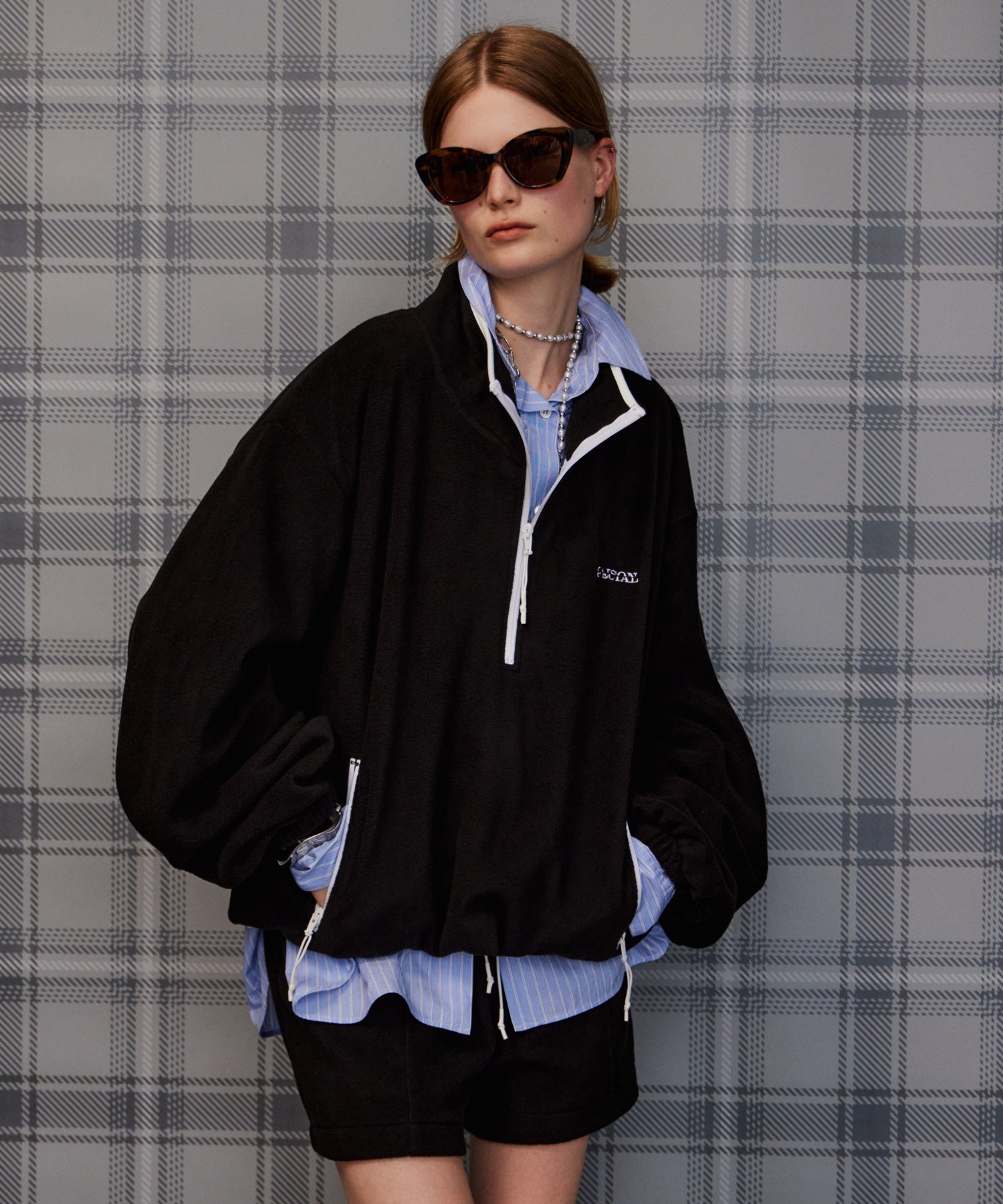 【26AUTUMN PRE-ORDER】Half-Zip Fleece Top