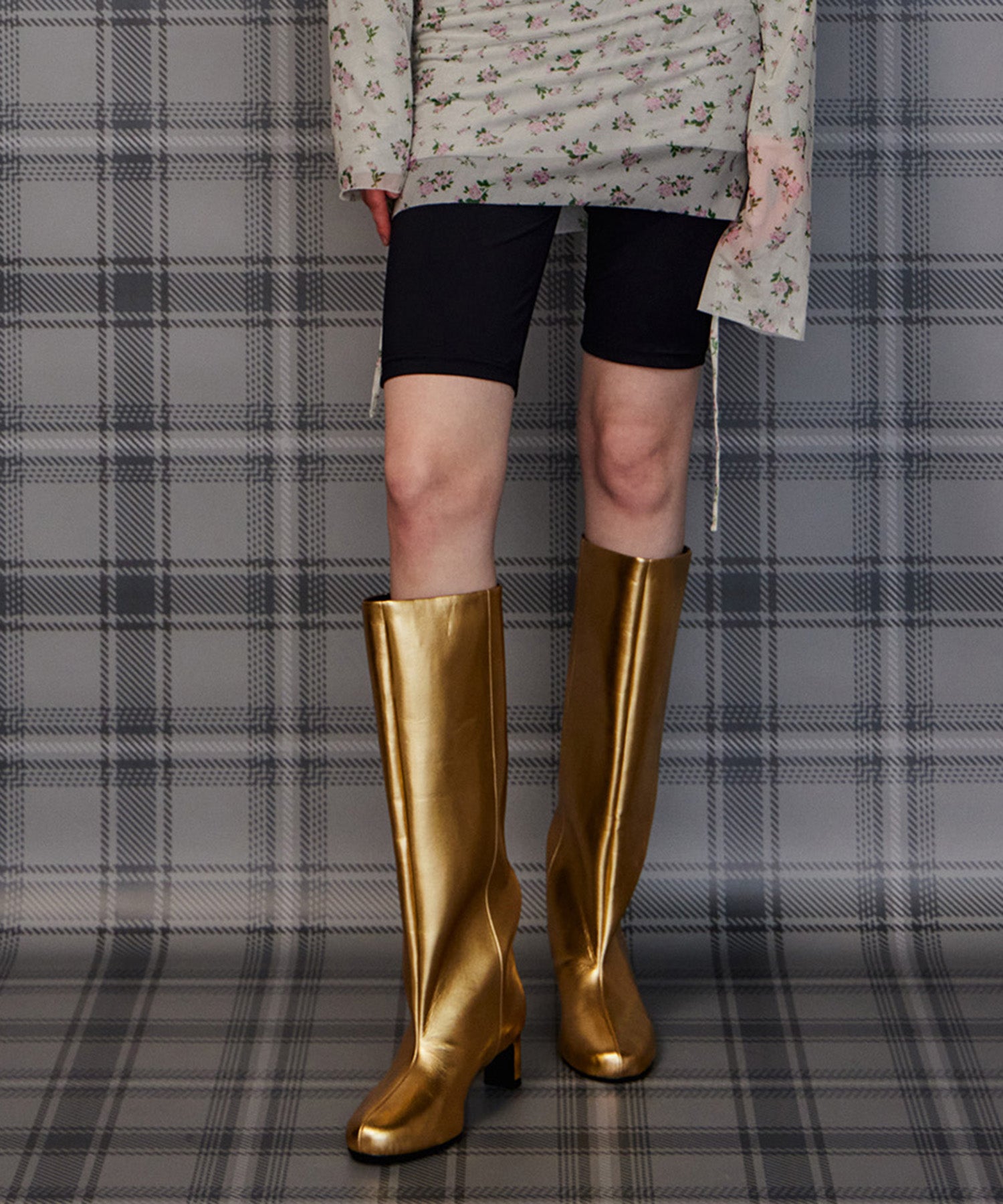 【26AUTUMN PRE-ORDER】Round-Toe Wide Long Boots