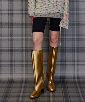 【26AUTUMN PRE-ORDER】Round-Toe Wide Long Boots