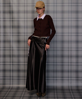 【26AUTUMN PRE-ORDER】Layered Shirt Knit