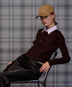 【26AUTUMN PRE-ORDER】Layered Shirt Knit