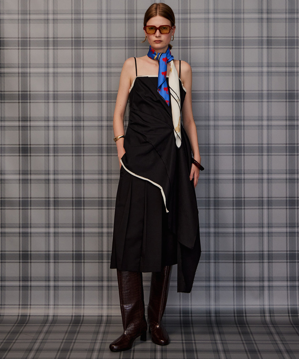 【26AUTUMN PRE-ORDER】Draped Chino Bustier