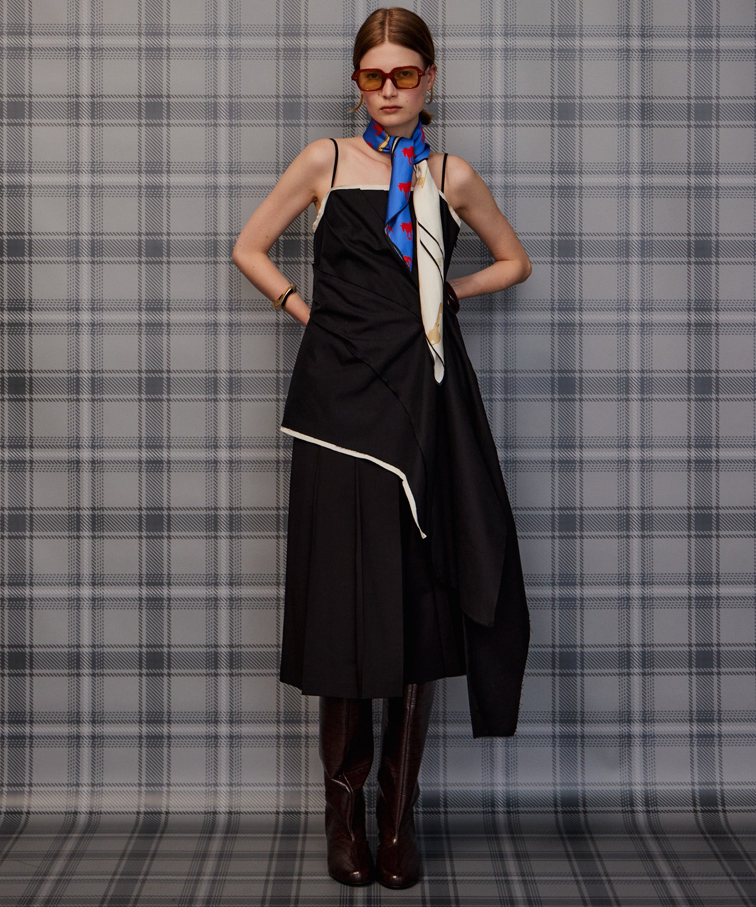 【26AUTUMN PRE-ORDER】Draped Chino Bustier