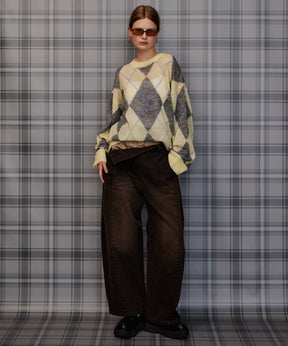 【26AUTUMN PRE-ORDER】2WAY Turn-Back Denim