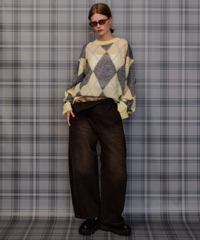 【26AUTUMN PRE-ORDER】2WAY Turn-Back Denim