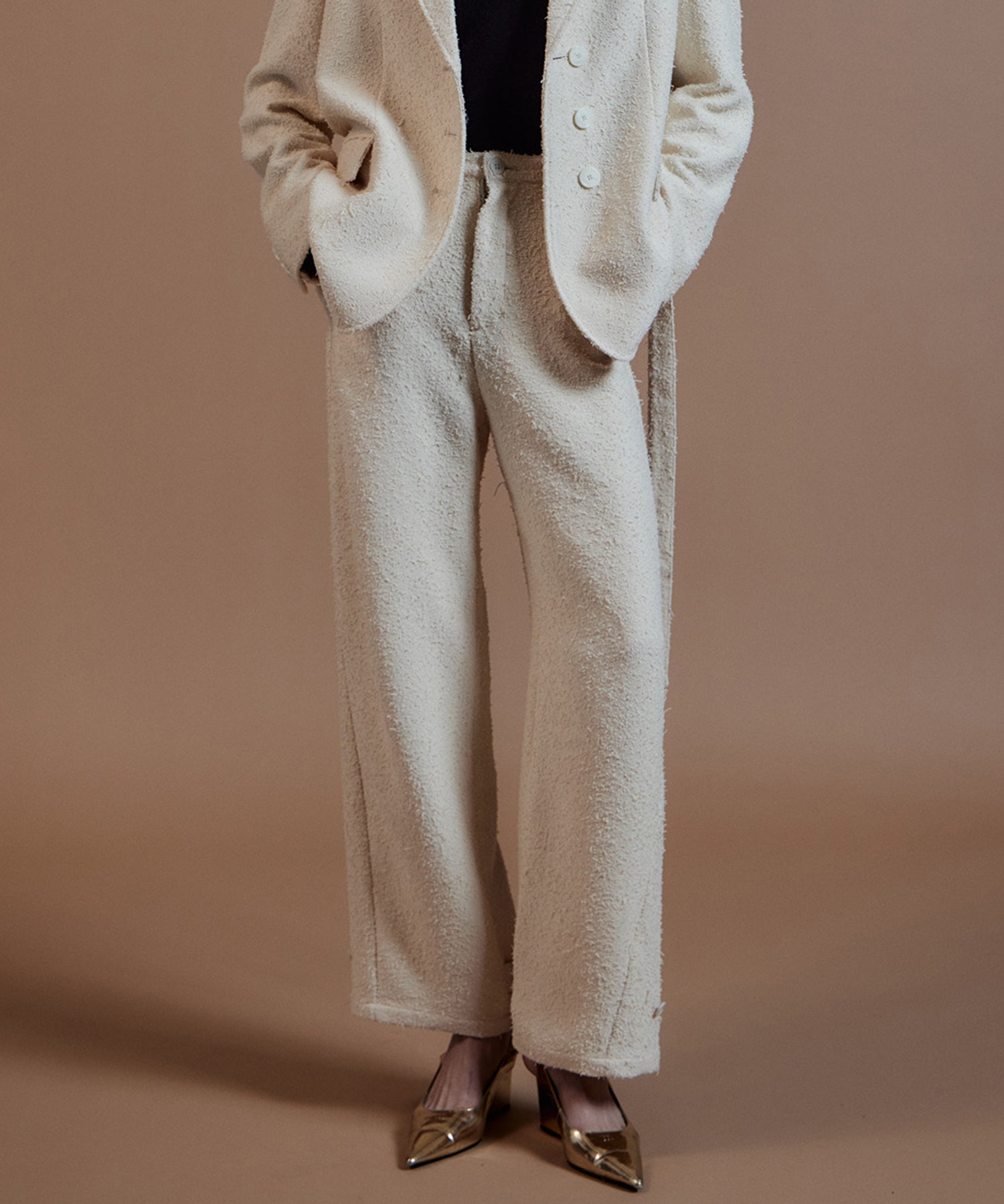 【26AUTUMN PRE-ORDER】Loop Slim Cocoon Pants