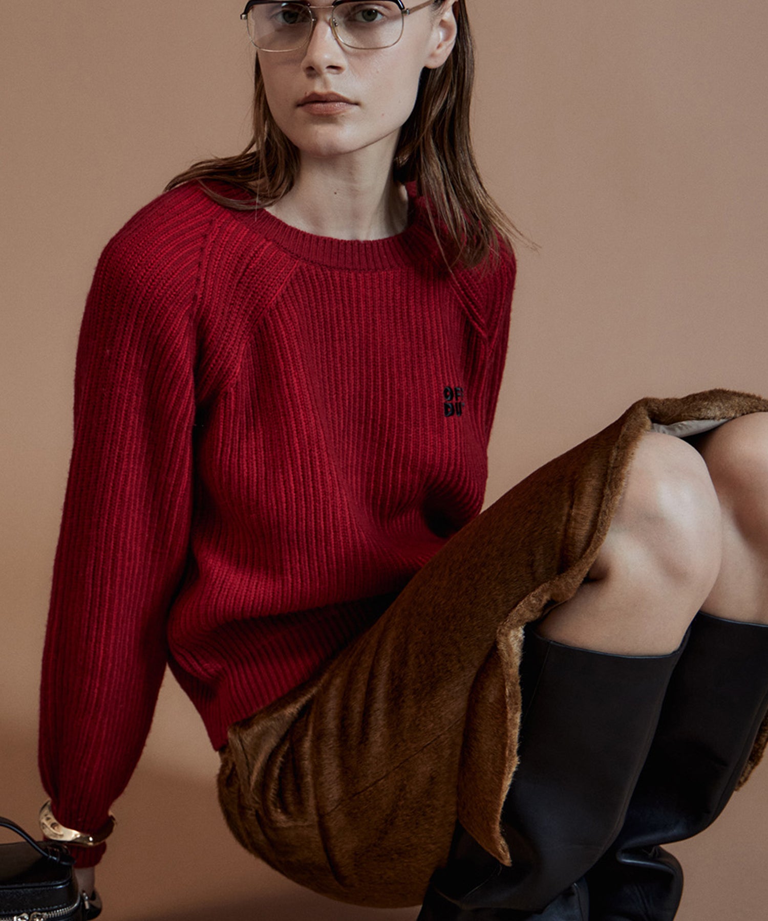 【26AUTUMN PRE-ORDER】OFF DUTY Logo Knit