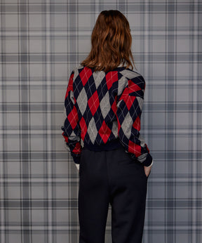 【26AUTUMN PRE-ORDER】Argyle Cardigan