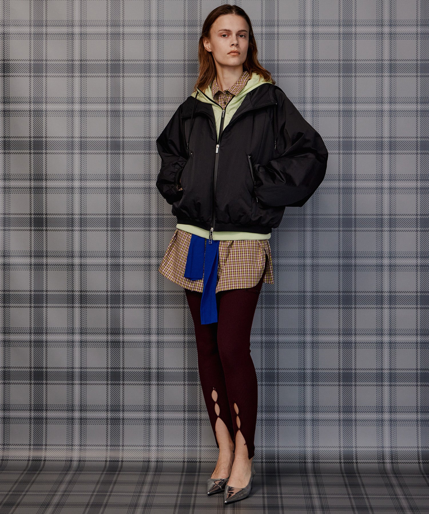 【26AUTUMN PRE-ORDER】Bicolor Layered Blouson