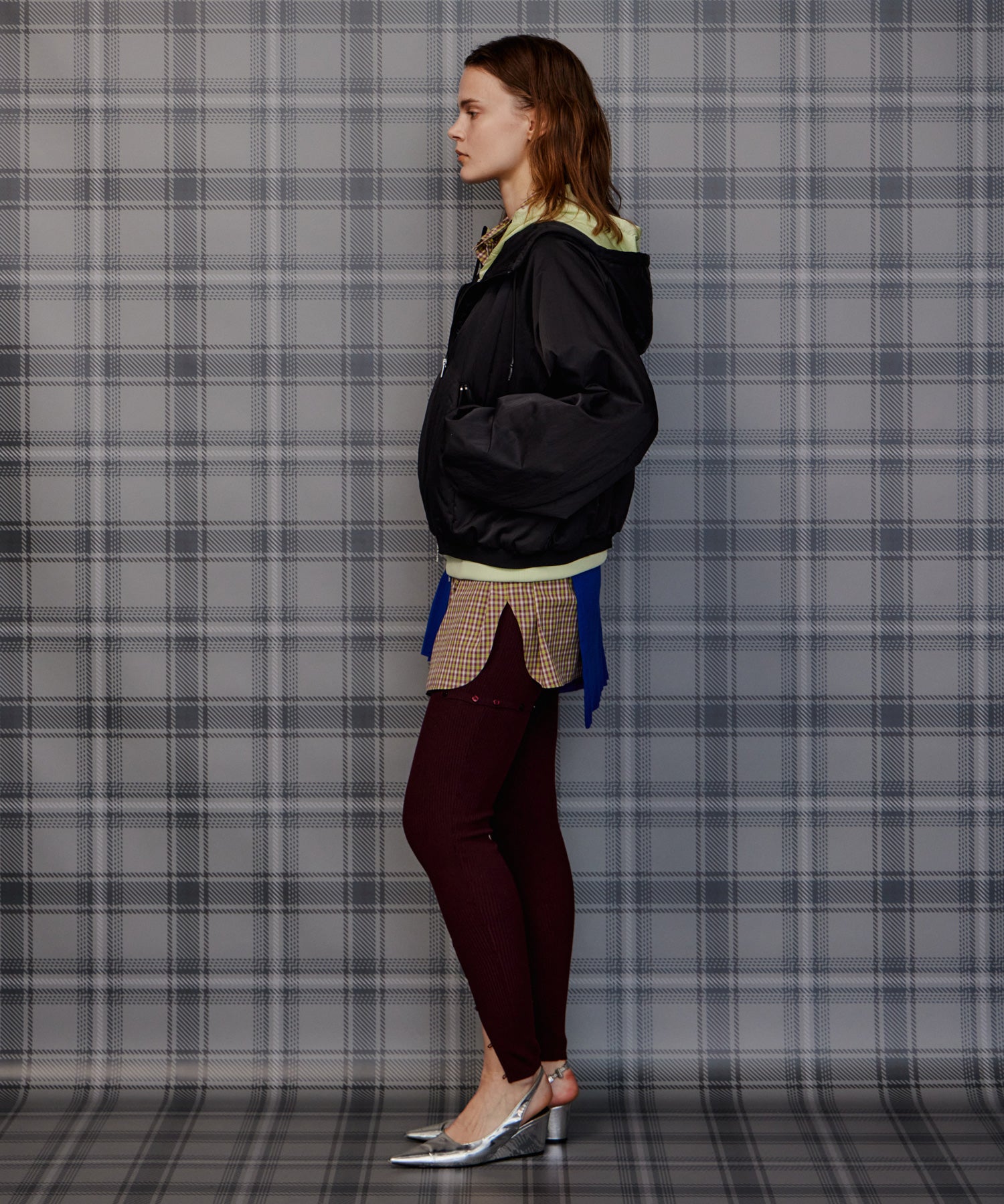【26AUTUMN PRE-ORDER】Bicolor Layered Blouson