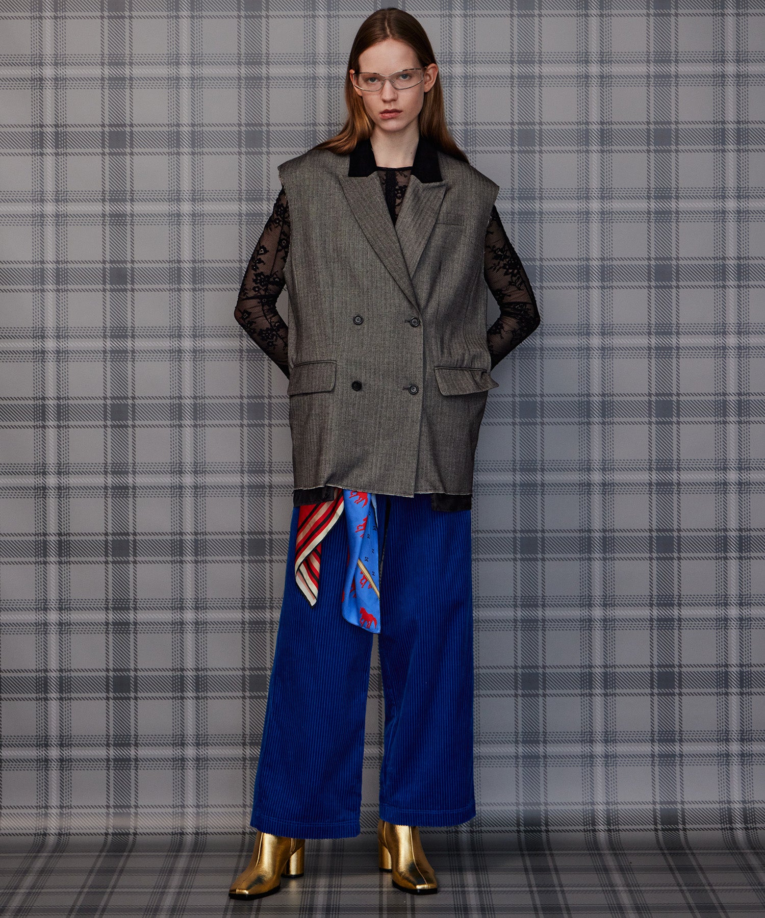 【26AUTUMN PRE-ORDER】Classic Bicolor Oversized Vest