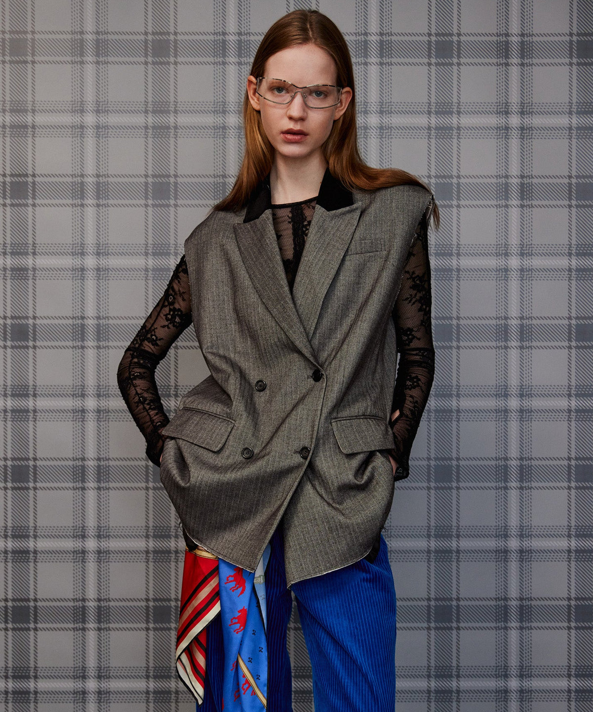 【26AUTUMN PRE-ORDER】Classic Bicolor Oversized Vest