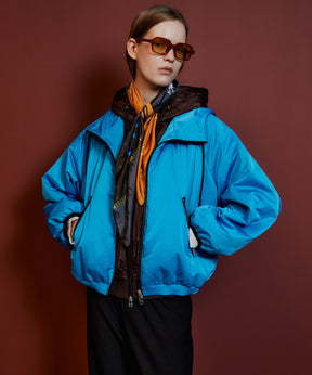 【26AUTUMN PRE-ORDER】Bicolor Layered Blouson