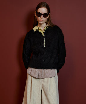 【26AUTUMN PRE-ORDER】Layered Polo Knit