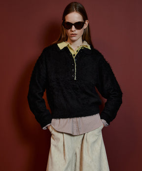 【26AUTUMN PRE-ORDER】Layered Polo Knit