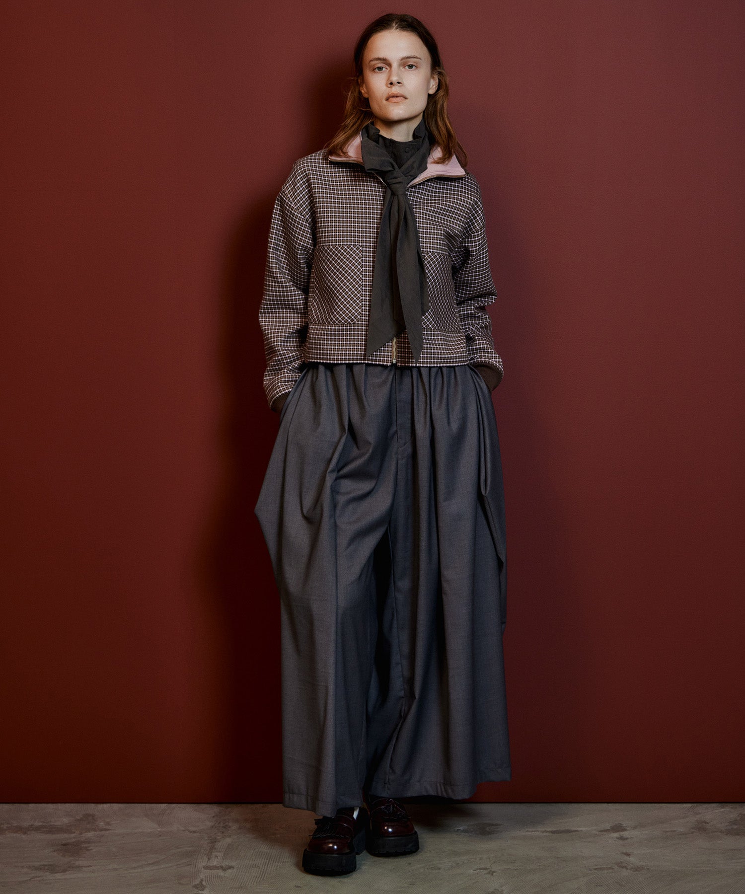 【26AUTUMN PRE-ORDER】Reversible High-Neck Blouson