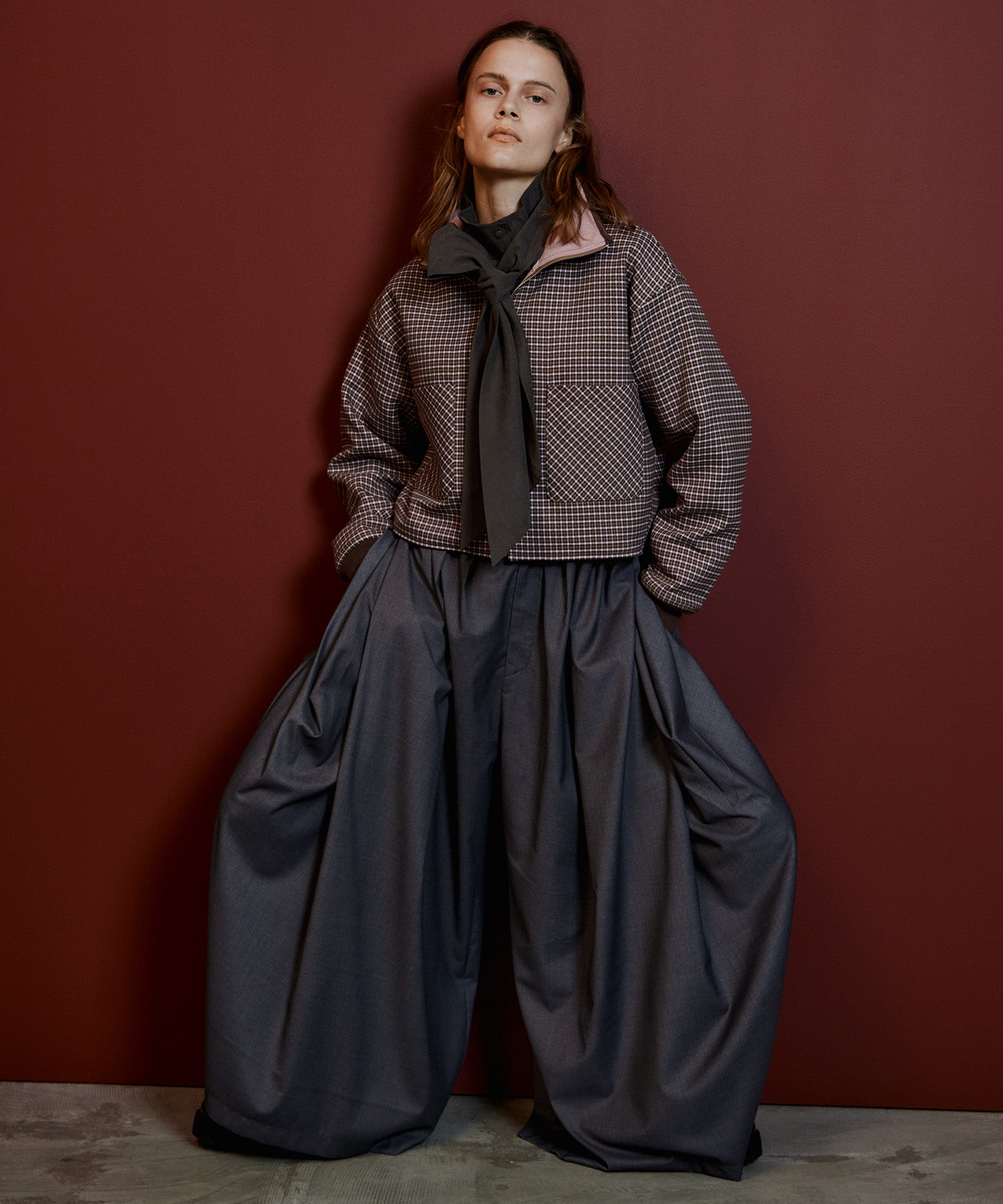 【26AUTUMN PRE-ORDER】Reversible High-Neck Blouson