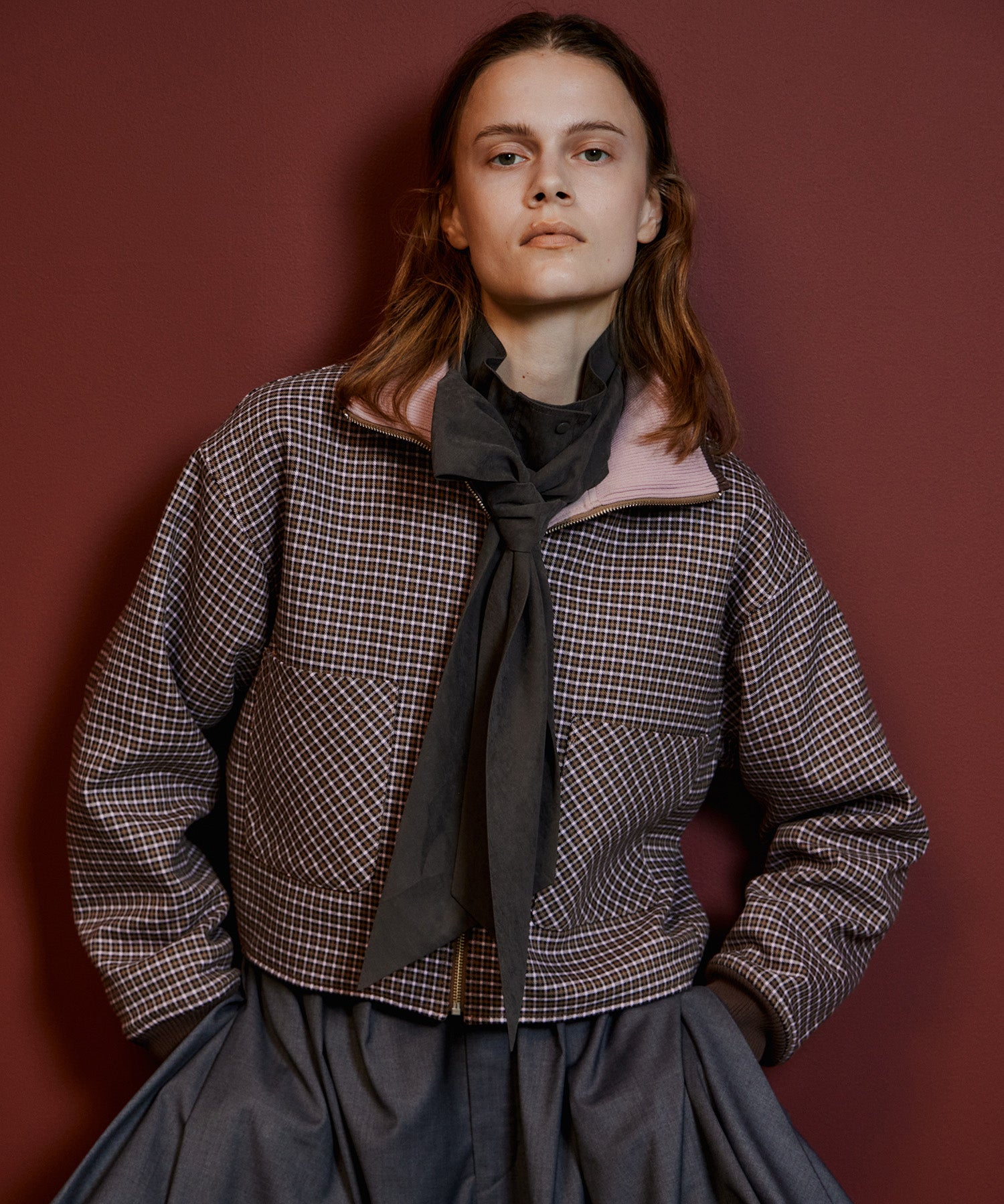 【26AUTUMN PRE-ORDER】Reversible High-Neck Blouson