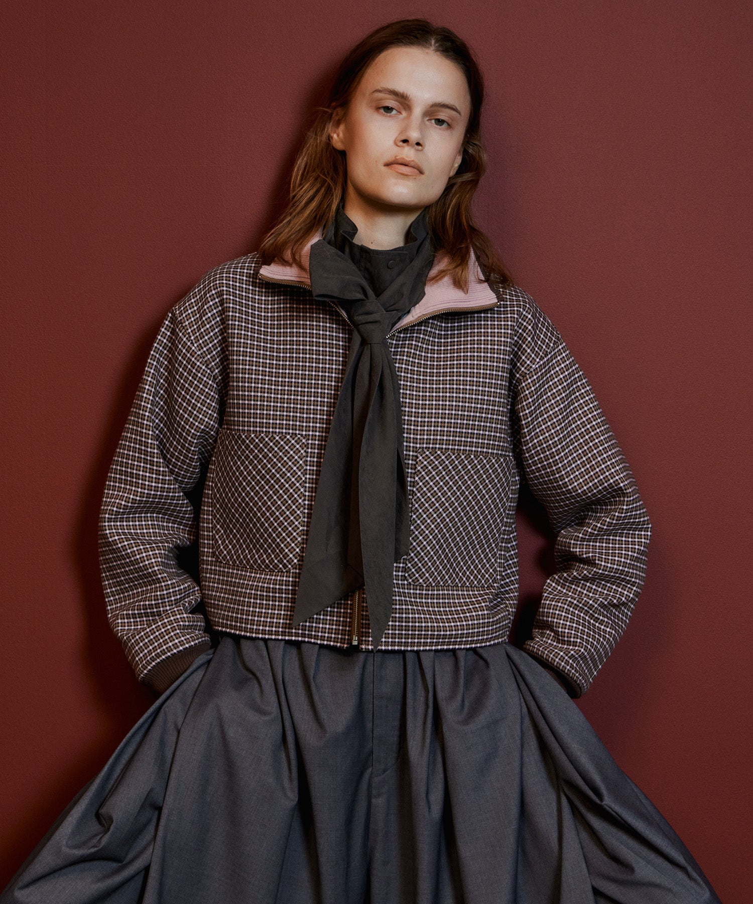 【26AUTUMN PRE-ORDER】Reversible High-Neck Blouson