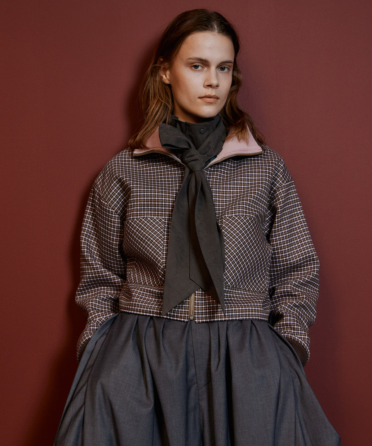 【26AUTUMN PRE-ORDER】Reversible High-Neck Blouson