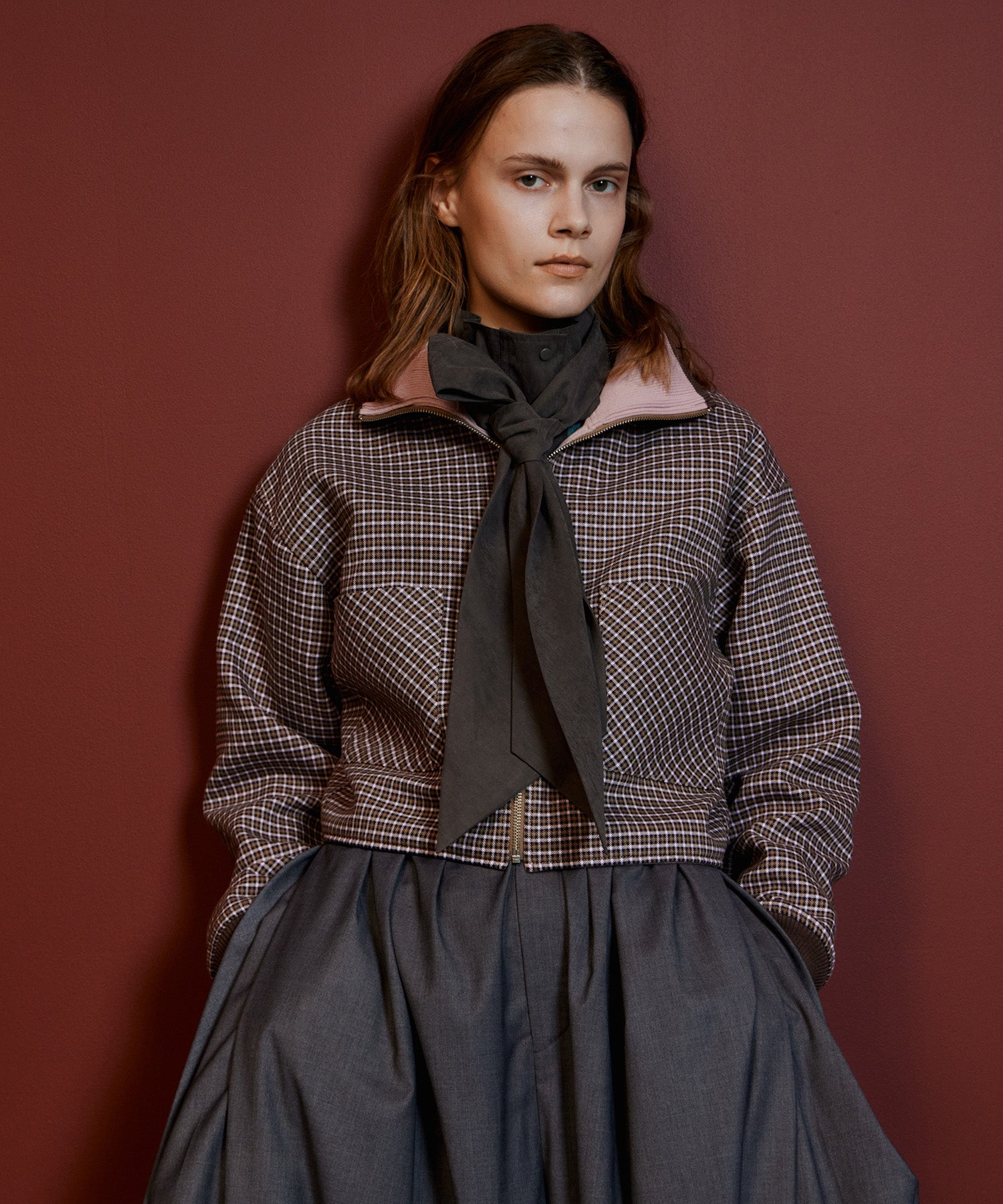 【26AUTUMN PRE-ORDER】Reversible High-Neck Blouson