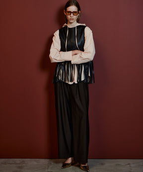 【26AUTUMN PRE-ORDER】Super 140 Wool Satin Slacks