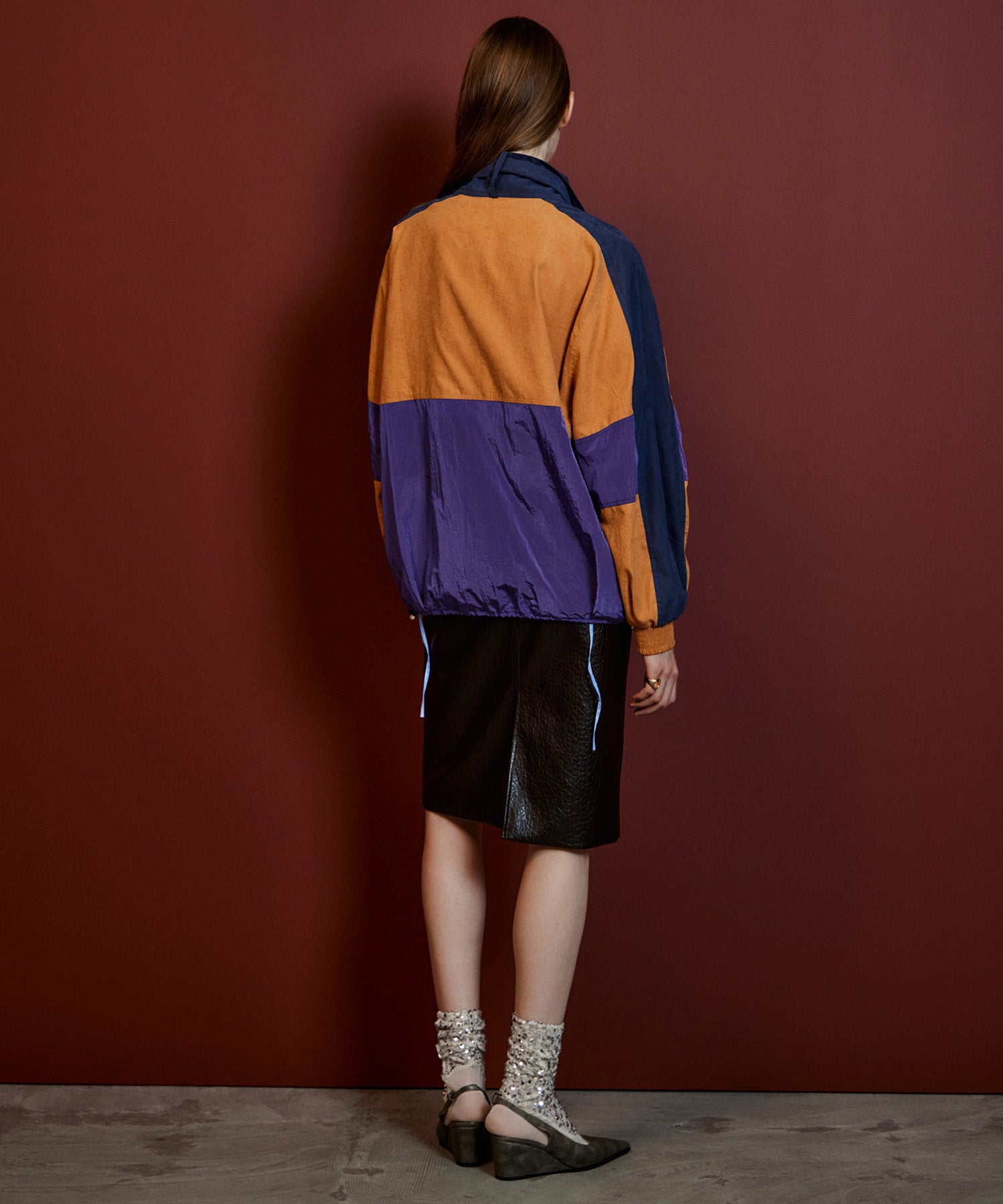 【26AUTUMN PRE-ORDER】Multicolor Bow-Tie Anorak
