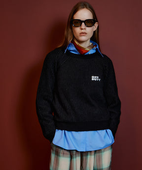 【26AUTUMN PRE-ORDER】OFF DUTY Logo Knit
