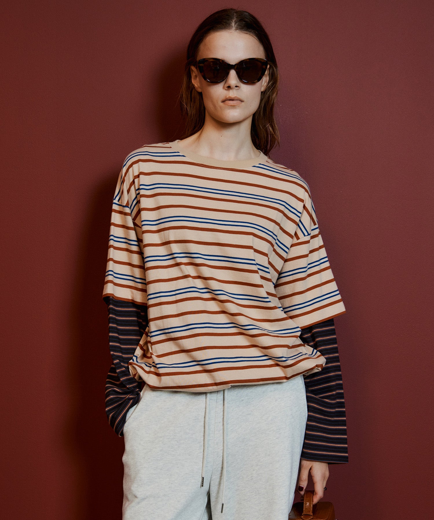 【26AUTUMN PRE-ORDER】Double Border T-Shirt