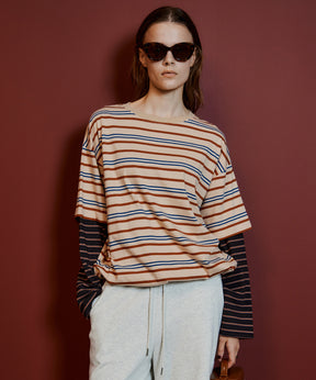 【26AUTUMN PRE-ORDER】Double Border T-Shirt