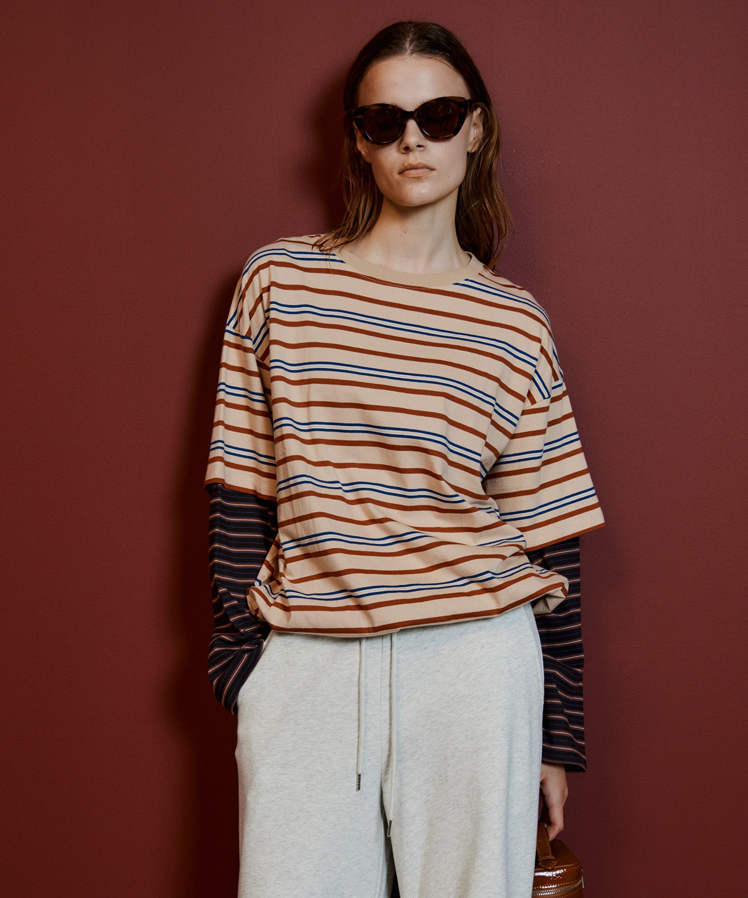 【26AUTUMN PRE-ORDER】Double Border T-Shirt