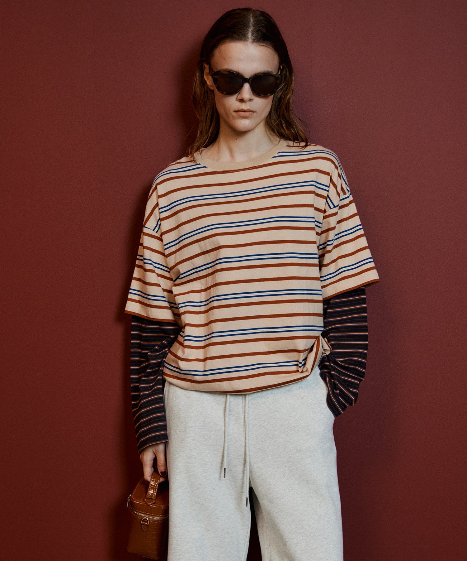 【26AUTUMN PRE-ORDER】Double Border T-Shirt