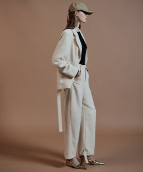 【26AUTUMN PRE-ORDER】Loop Slim Cocoon Pants