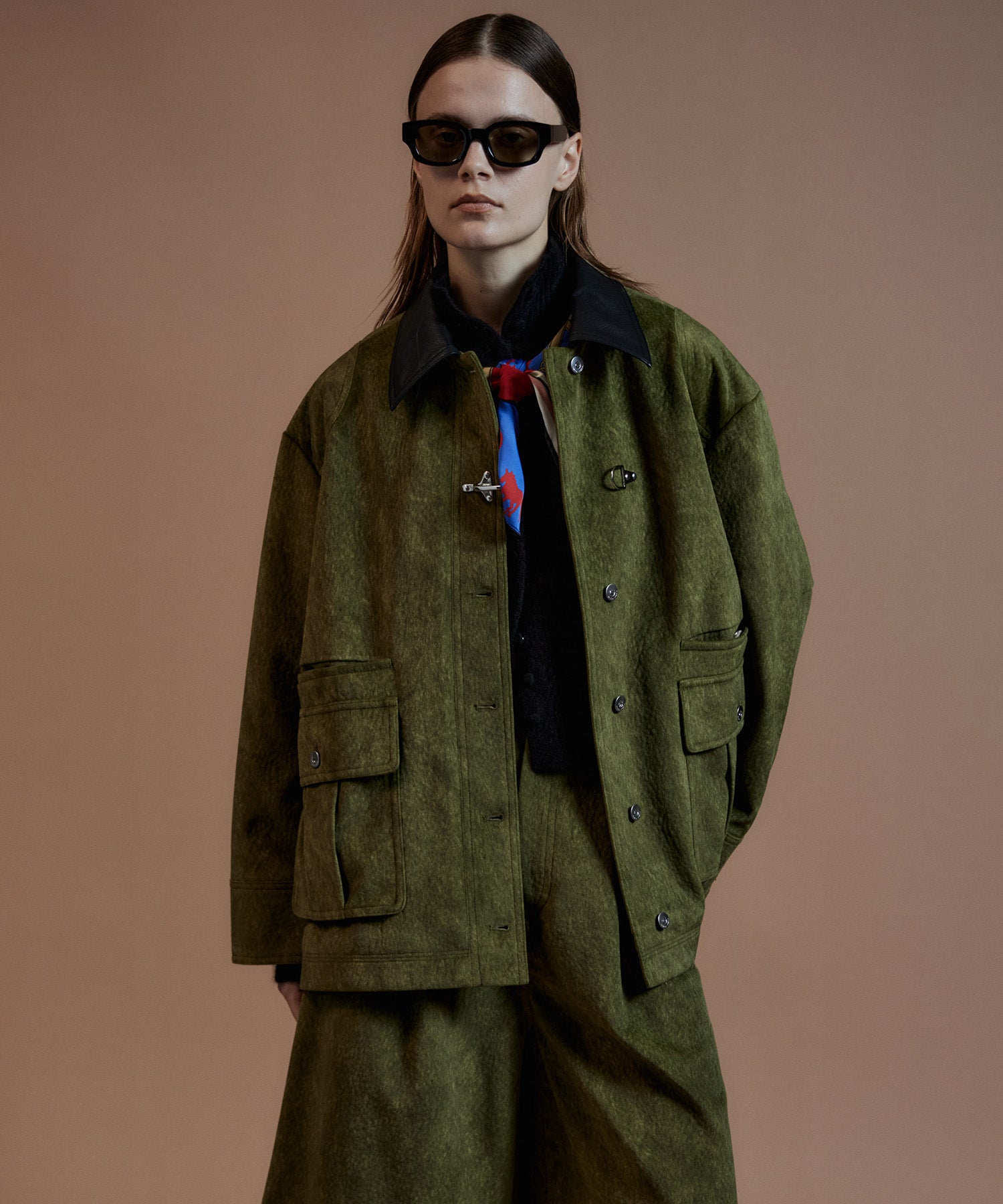【26AUTUMN PRE-ORDER】Haircalf-Like Utility Jacket