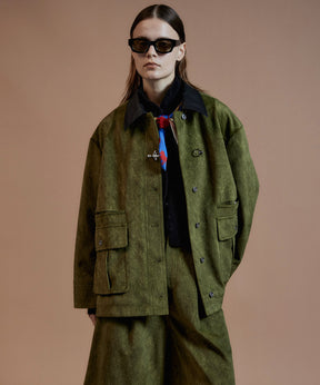 Haircalf-Like Utility Jacket